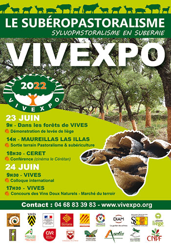Accéder au PROGRAMME : Levée de liège, Colloque international scientifique et technique, expositions, concours VDN Hors d'âge...